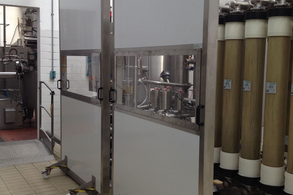 schermi fonoisolanti mobili inox