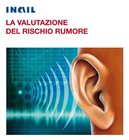 Immagine di un'orecchio grafica che indica banda sonora per simulare valutazione del rischio acustico